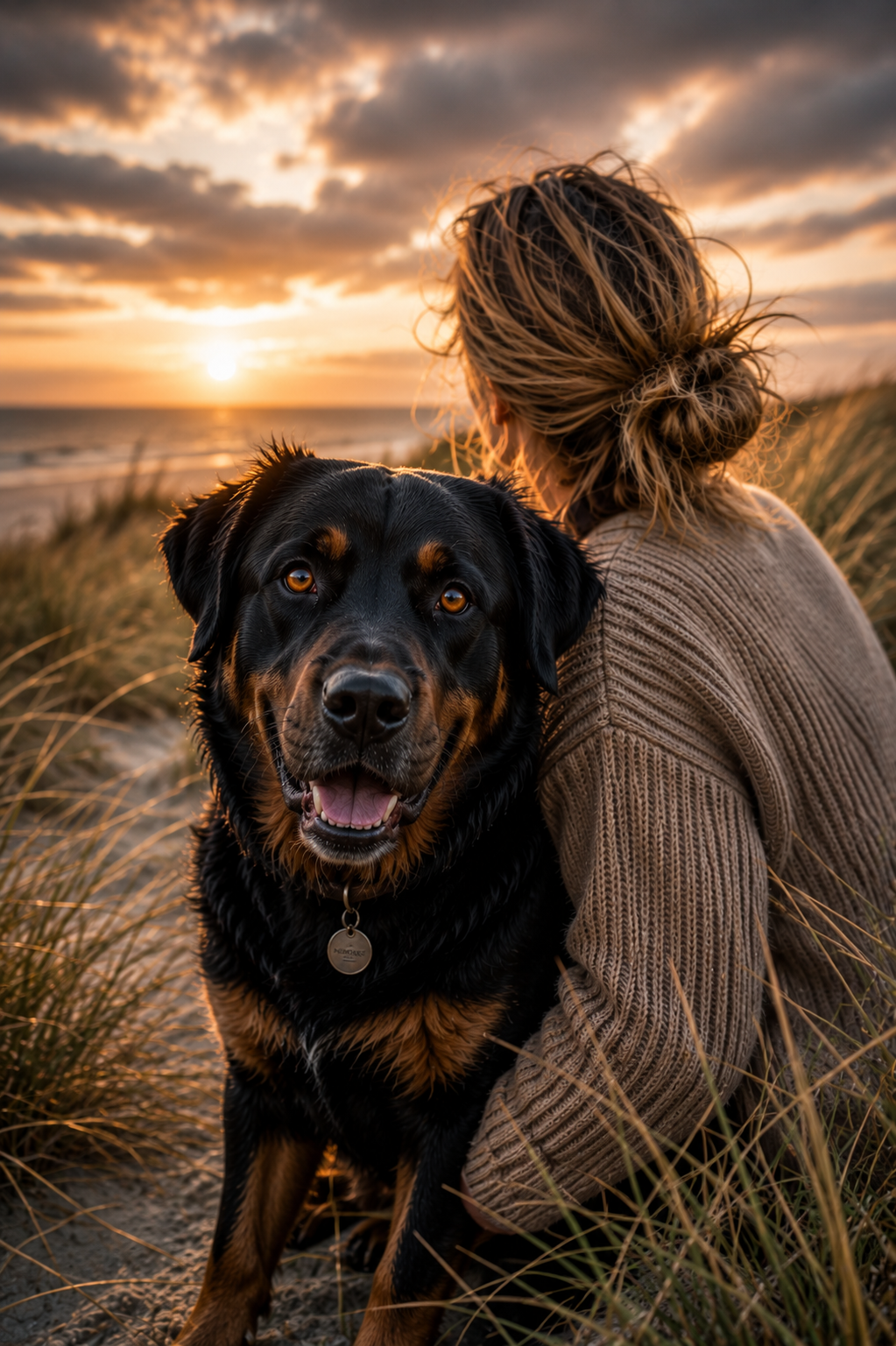 Mensch und Tier Fotoshooting